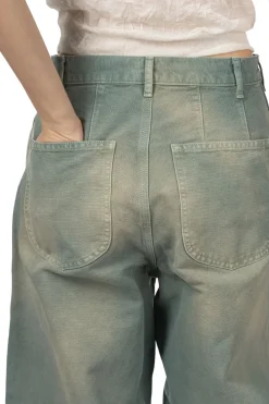 Hot AURALEE Orgainc Cotton Duck Pants - Ash Green