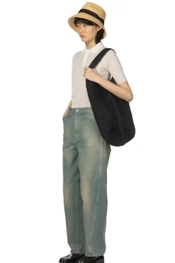 Hot AURALEE Orgainc Cotton Duck Pants - Ash Green