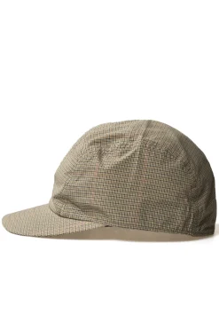 Sale Cableami Organic Cotton / Cordura Typewriter Check Jet Cap - Beige