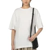 Outlet TOUJOURS Organic Cotton Light Jersey Combination T-Shirt -Off White