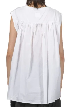 Online TOUJOURS Organic Cotton Light Jersey Sleeveless T-Shirt - Optical White