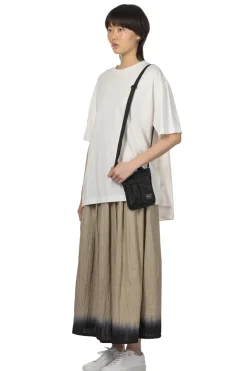 Outlet TOUJOURS Organic Cotton Light Jersey Combination T-Shirt -Off White
