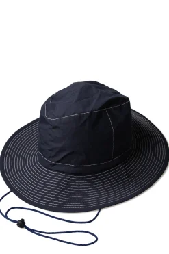 Best Cableami Organic Cotton x Cordura Rip-Stop Hat with Strap - Navy