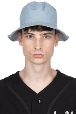 Online Cableami Organic Cotton x Cordura Rip-Stop Hat with Drawcord - Gray Sax