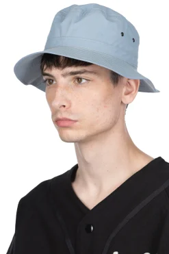 Online Cableami Organic Cotton x Cordura Rip-Stop Hat with Drawcord - Gray Sax