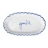 Discount Motif Ceramic and Art Oval Small Plate - Drop Kick