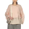 Online Manon Over Dye Ramie Short Jacket - Pink
