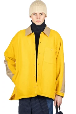 Clearance ts(s) Overshirt Jacket - Yellow