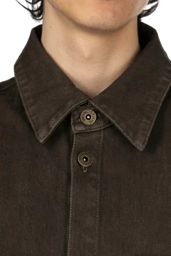 Online JW Anderson Oversized Contrast Cuff Shirt - Smoke