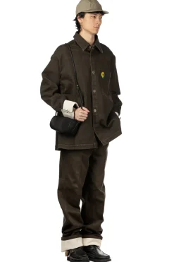 Online JW Anderson Oversized Contrast Cuff Shirt - Smoke