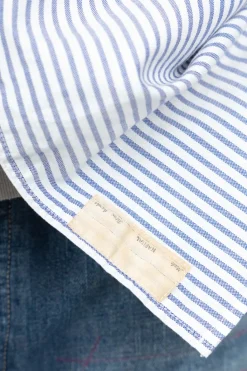 Clearance Kapital OX Stripe Drizzler Work Shirt - Blue