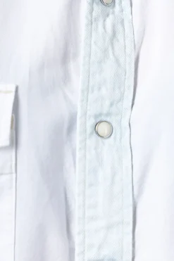 Sale Kapital OX x Denim HUSKY Western Shirt - White