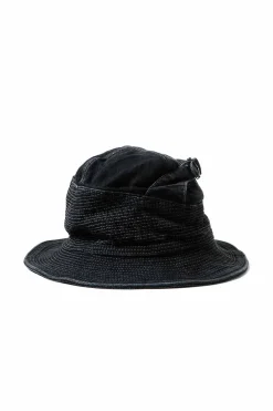 Clearance Kapital 11.5oz BLK x BLK Denim THE OLD MAN AND THE SEA Hat