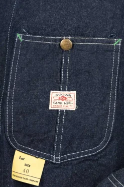 New Sugar Cane 11oz Blue Denim Work Coat