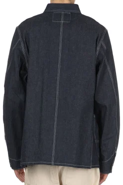 Hot Sugar Cane 11oz Blue Denim Work Coat - A Navy