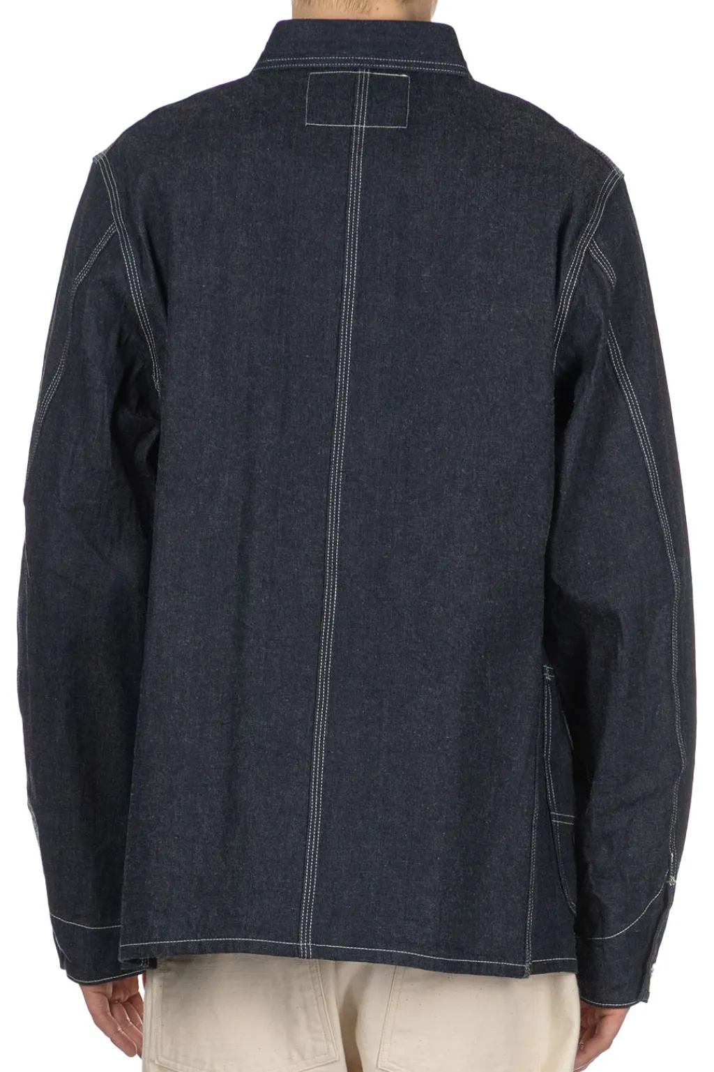 Hot Sugar Cane 11oz Blue Denim Work Coat - A Navy