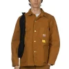 Hot Sugar Cane 13oz. Brown Duck Work Coat - Brown