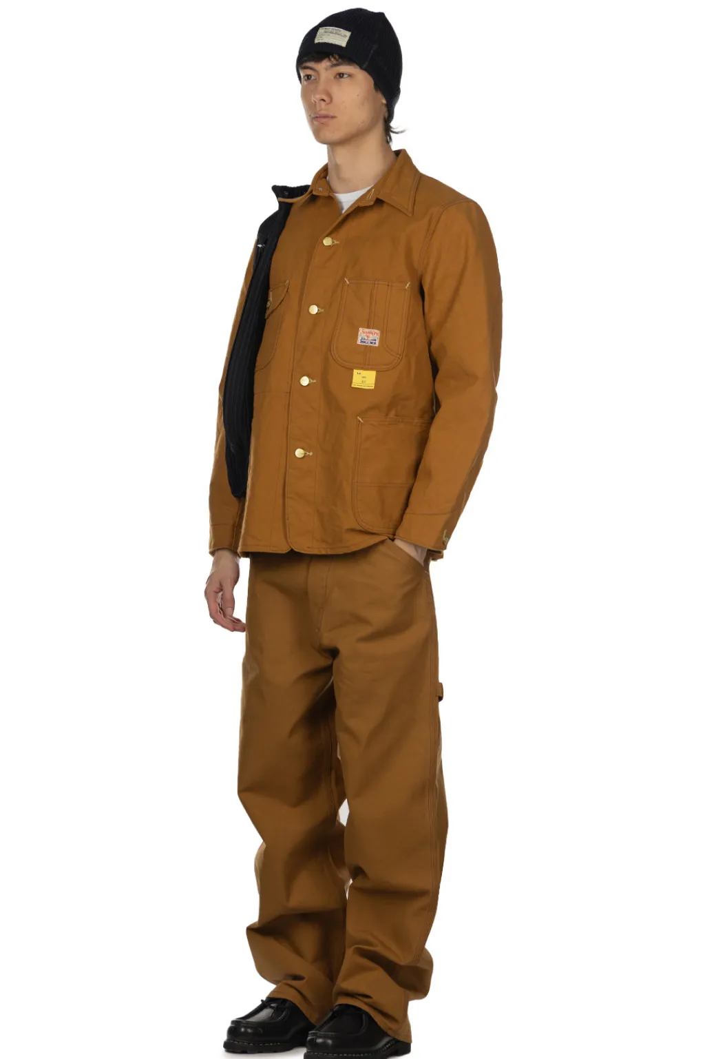 Hot Sugar Cane 13oz. Brown Duck Work Coat - Brown