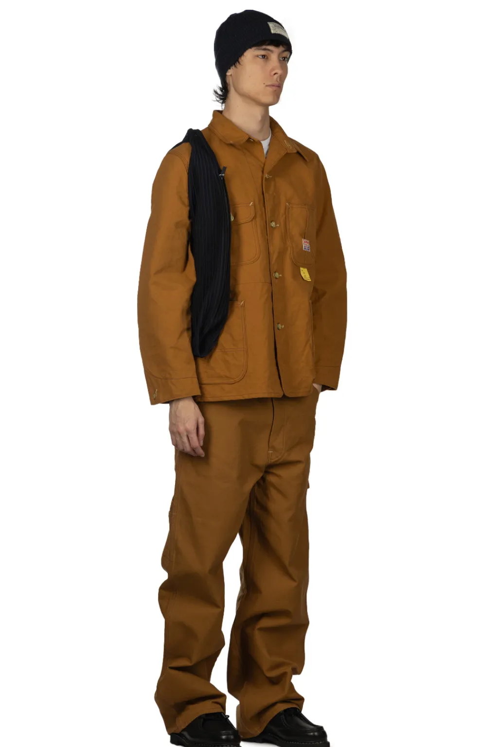 Hot Sugar Cane 13oz. Brown Duck Work Coat - Brown