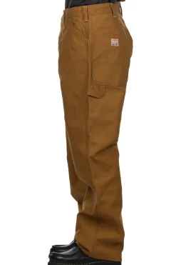 Fashion Sugar Cane 13oz. Brown Duck Work Pants - One Wash