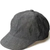 Sale Cableami 6oz Chambray Army Cap - Black