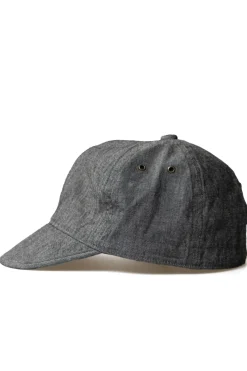 Sale Cableami 6oz Chambray Army Cap - Black