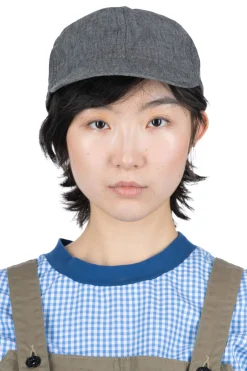 Sale Cableami 6oz Chambray Army Cap - Black