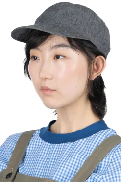 Sale Cableami 6oz Chambray Army Cap - Black