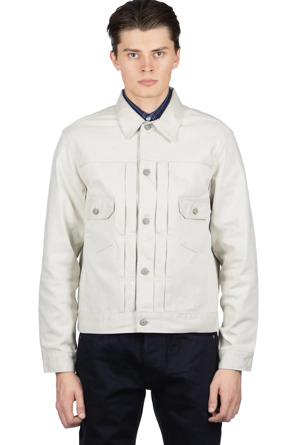Sale Sugar Cane 11oz Cotton Pique 1953 Jacket - Off White