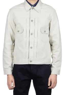 Sale Sugar Cane 11oz Cotton Pique 1953 Jacket - Off White