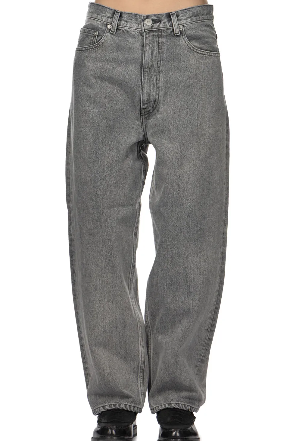 Fashion YLEVE 13.5oz Denim Baggy Fade - Ice Black
