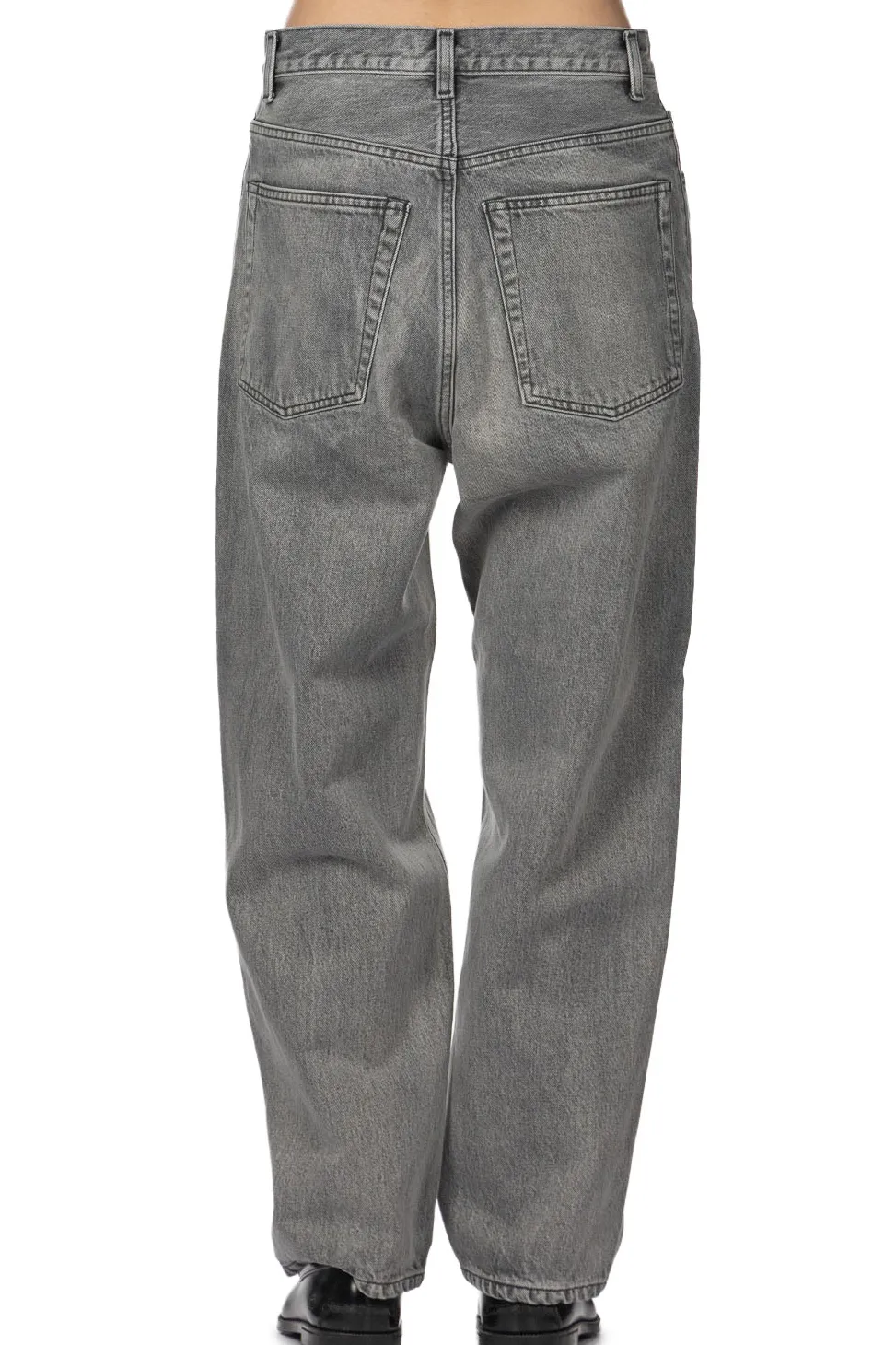 Fashion YLEVE 13.5oz Denim Baggy Fade - Ice Black