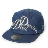 Sale Kapital 11.5oz Denim Baseball Cap (The Denim Died Embroidery) - Indigo
