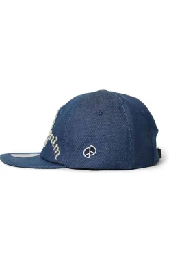 Sale Kapital 11.5oz Denim Baseball Cap (The Denim Died Embroidery) - Indigo