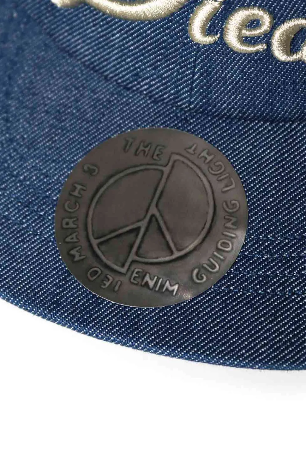 Sale Kapital 11.5oz Denim Baseball Cap (The Denim Died Embroidery) - Indigo