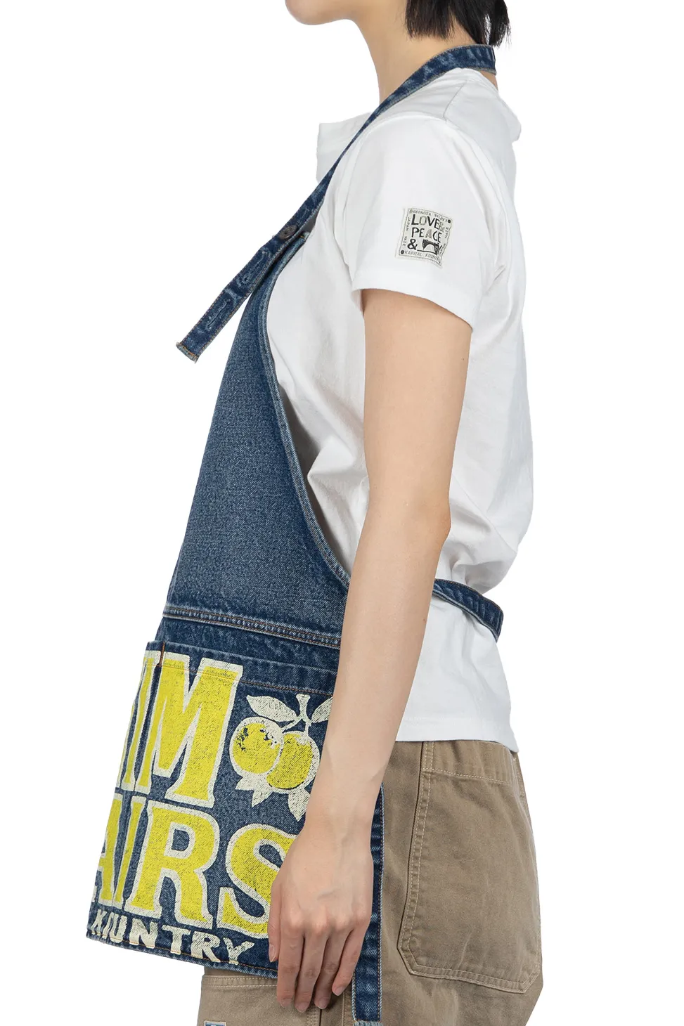 Online Kapital 13oz Denim Damaged AD Apron (DENIM REPAIRS) - 2 Colors