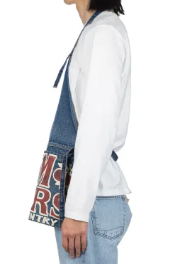 Discount Kapital 13oz Denim Damaged AD Apron (DENIM REPAIRS) - 2 Colors