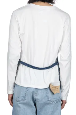 Discount Kapital 13oz Denim Damaged AD Apron (DENIM REPAIRS) - 2 Colors