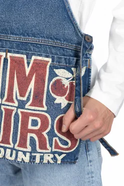 Discount Kapital 13oz Denim Damaged AD Apron (DENIM REPAIRS) - 2 Colors