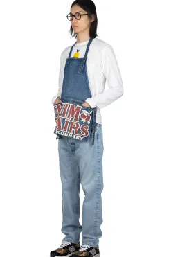Discount Kapital 13oz Denim Damaged AD Apron (DENIM REPAIRS) - 2 Colors