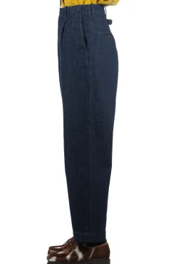 Best Kapital 11.5oz Denim High Waist NIME Pants - One Wash