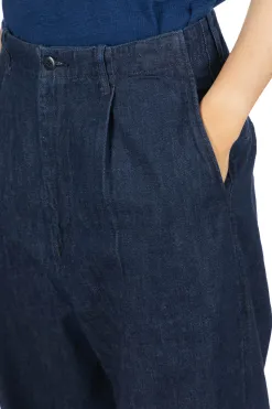 Fashion Kapital 11.5oz Denim High Waist NIME Pants - One Wash