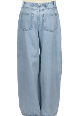 Fashion YLEVE 13.5oz Denim High Waist Wide Fade - Indigo