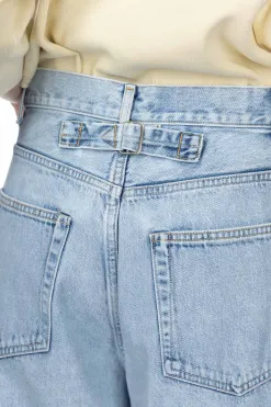Fashion YLEVE 13.5oz Denim High Waist Wide Fade - Indigo