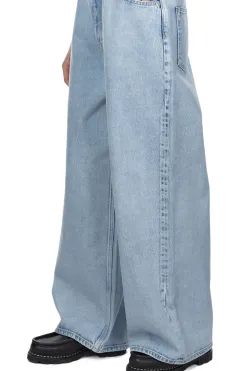 Fashion YLEVE 13.5oz Denim High Waist Wide Fade - Indigo