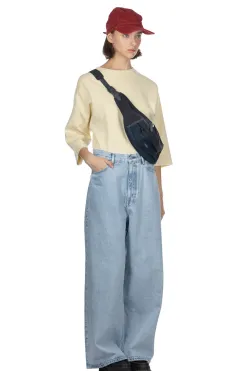 Fashion YLEVE 13.5oz Denim High Waist Wide Fade - Indigo