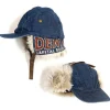 New Kapital 11.5oz Denim LAUNDRY Hunter Cap - Indigo