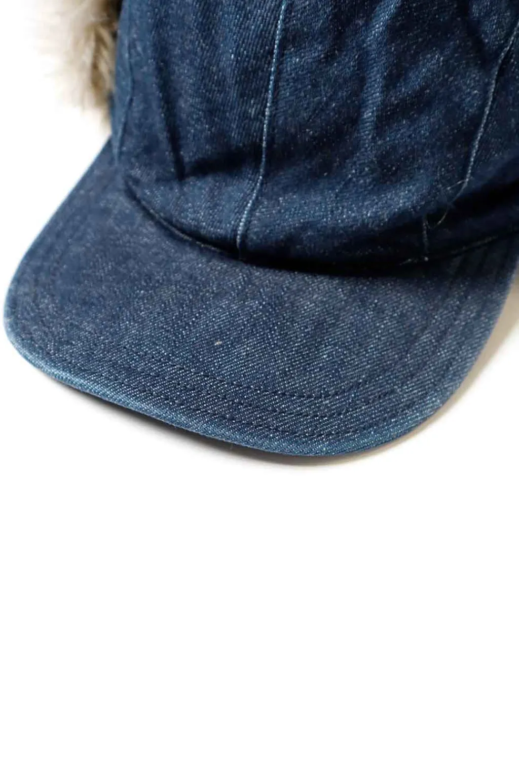 New Kapital 11.5oz Denim LAUNDRY Hunter Cap - Indigo