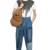 Clearance Kapital 11.5oz Denim MINING Damaged High Waisted DAKOTA Pants