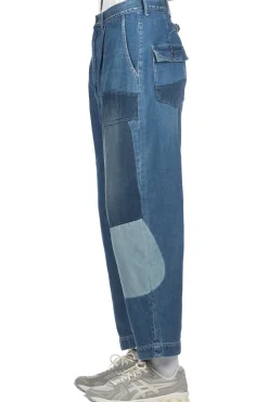 Clearance Kapital 11.5oz Denim MINING Damaged High Waisted DAKOTA Pants